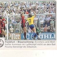 Panini Fussball 1980 Eintracht Frankfurt - Eintracht Braunschweig Nr 133