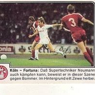 Panini Fussball 1980 1. FC Köln - Fortuna Düsseldorf Nr 196