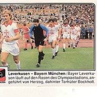 Panini Fussball 1980 Bayer Leverkusen - FC Bayern München Nr 202