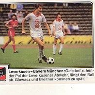 Panini Fussball 1980 Bayer Leverkusen - FC Bayern München Paul Breitner Nr 210