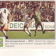 Panini Fussball 1980 Borussia Mönchengladbach - MSV Duisburg Nr 223