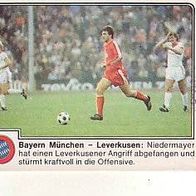 Panini Fussball 1980 FC Bayern München - Bayer Leverkusen Nr 237