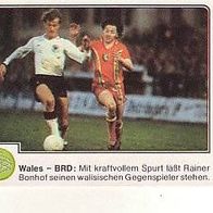 Panini Fussball 1980 Wales - BRD Rainer Bonhof Nr 370