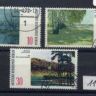 1107 - Berlin Briefmarken Michel Nr.423 - 425 gestempelt Jahrgang 1972