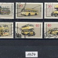 1124 - Berlin Briefmarken Michel Nr.446 - 451 gestempelt Jahrgang 1973