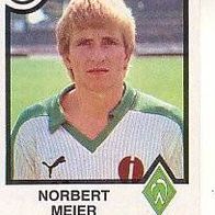 Panini Fussball 1984 Norbert Meier Werder Bremen Bild 67