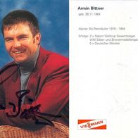 1) AK Ski Alpin Armin Bittner Krün Garmisch-Partenkirchen Slalom Riesenslalom