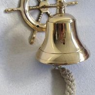 Schiffsglocke Messing perfekt für die maritime Dekoration 