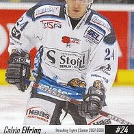 Calvin Elfring - Straubing Tigers AK 07/08 # 24