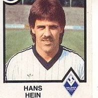 Panini Fussball 1984 Hans Hein SV Waldhof Mannheim Bild 217