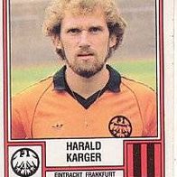 Panini Fussball 1982 Harald Karger Eintracht Frankfurt Bild 174