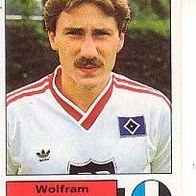 Panini Fussball 1986 Wolfram Wuttke Hamburger SV Bild 119