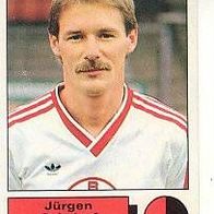 Panini Fussball 1986 Jürgen Gelsdorf Bayer 04 Leverkusen Bild 174