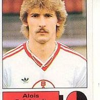 Panini Fussball 1986 Alois Reinhardt Bayer 04 Leverkusen Bild 175