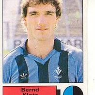 Panini Fussball 1986 Bernd Klotz SV Waldhof Mannheim Bild 203