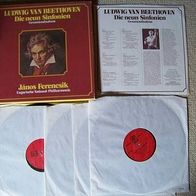 L.v. Beethoven - Die neun Sinfonien (Gesamtaufnahme) 6 Lp-Box Delta Andor, Ferencsik