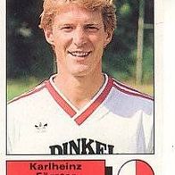 Panini Fussball 1986 Karlheinz Förster VfB Stuttgart Bild 277