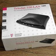Telekom Teledat 330 LAN Highspeed-Modem für T-DSL neu dazu Internettelefon gratis !