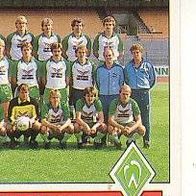 Panini Fussball 1986 Teilbild Werder Bremen Bild M 4