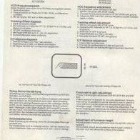 Abgleichanweisung für Schneider CD-Player M21/ M22