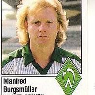 Panini Fussball 1987 Manfred Burgsmüller Werder Bremen Bild Nr 39