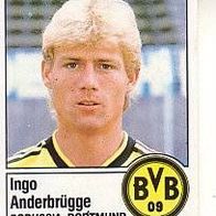 Panini Fussball 1987 Ingo Anderbrügge Borussia Dortmund Bild Nr 57
