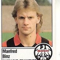 Panini Fussball 1987 Manfred Binz Eintracht Frankfurt Bild Nr 94