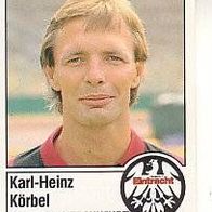 Panini Fussball 1987 Karl Heinz Körbel Eintracht Frankfurt Bild Nr 97
