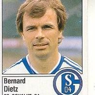 Panini Fussball 1987 Bernhard Dietz FC Schalke 04 Bild Nr 113