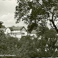 95689 Fuchsmühl im Steinwald Gasthof Weißenstein um 1962 Kr. Tirschenreuth