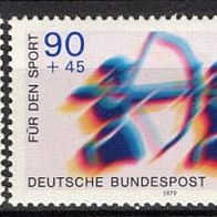 Berlin 1979 Sporthilfe MiNr. 596 - 597 postfrisch