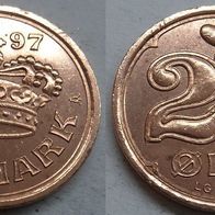 Dänemark 25 Öre 1997 ## S20