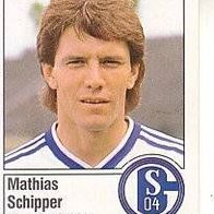 Panini Fussball 1987 Mathias Schipper FC Schalke 04 Bild Nr 120