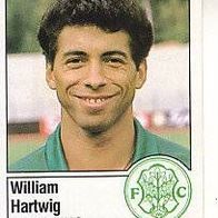 Panini Fussball 1987 William Hartwig FC Homburg Bild Nr 154
