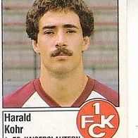 Panini Fussball 1987 Harald Kohr 1. FC Kaiserslautern Bild Nr 171