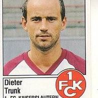 Panini Fussball 1987 Dieter Trunk 1. FC Kaiserslautern Bild Nr 176