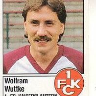 Panini Fussball 1987 Wolfram Wuttke 1. FC Kaiserslautern Bild Nr 178