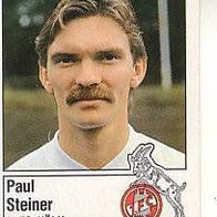Panini Fussball 1987 Paul Steiner 1. FC Köln Bild Nr 195