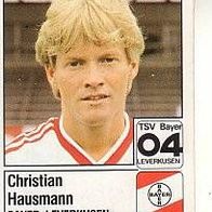 Panini Fussball 1987 Christian Hausmann Bayer Leverkusen Bild Nr 205