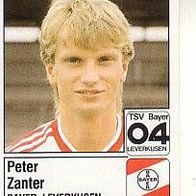 Panini Fussball 1987 Peter Zander Bayer Leverkusen Bild Nr 213
