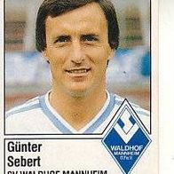 Panini Fussball 1987 Günter Sebert SV Waldhof Mannheim Bild Nr 229