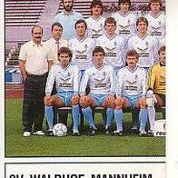 Panini Fussball 1987 Teilbild SV Waldhof Mannheim Bild Nr 233