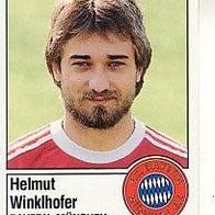 Panini Fussball 1987 Helmut Winklhofer FC Bayern München Bild Nr 267