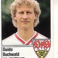 Panini Fussball 1987 Guido Buchwald VfB Stuttgart Bild Nr 293
