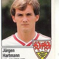 Panini Fussball 1987 Jürgen Hartmann VfB Stuttgart Bild Nr 295