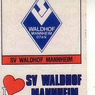 Panini Fussball 1987 Wappen SV Waldhof Mannheim Bild Nr W13