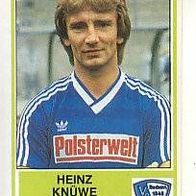 Panini Fussball 1985 Heinz Knüwe VfL Bochum Bild 24