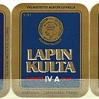 ALT ! Bieretiketten Brauerei Hartwall Lapin Kulta Tornio Lappland Finnland