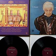 Donizetti-Don Pasquale-2Lp-Box Mono Philips Maroon 1955 Teatro Napoli Pradelli-mint !