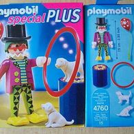 Playmobil Special Plus 4760 - Clown mit Hundedressur - NEU OVP